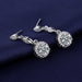 Wholesale Sterling Silver Jewelry zircon tassel copper earrings JDC-ES-BLX006 Earrings 宝来兴 Wholesale Jewelry JoyasDeChina Joyas De China