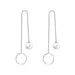Wholesale Sterling Silver Needle Pearl Copper Earrings JDC-ES-QLX032 Earrings 巧兰轩 Wholesale Jewelry JoyasDeChina Joyas De China