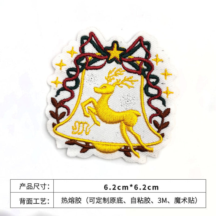 Wholesale stock deer JK uniform embroidery JDC-ER-XF027 embroidery JoyasDeChina fawn Wholesale Jewelry JoyasDeChina Joyas De China