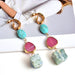 Wholesale Stone Plating Alloy Earrings JDC-ES-SK092 Earrings 深刻 Wholesale Jewelry JoyasDeChina Joyas De China