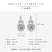 Wholesale studded with zirconium oval tasseled silver earrings JDC-ES-BZ005 Earrings 标志 Wholesale Jewelry JoyasDeChina Joyas De China