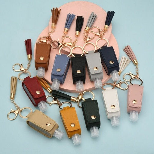 Wholesale sub-bottling leather keychain JDC-KC-WS029 Keychains 围颂 Wholesale Jewelry JoyasDeChina Joyas De China