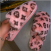 Wholesale suede plastic sole flat slippers JDC-SD-GSXC006 Slippers JoyasDeChina pink color 36 Wholesale Jewelry JoyasDeChina Joyas De China