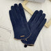 Wholesale suede warm and windproof men's gloves JDC-GS-BX-004 Gloves 伯循 dark blue one size Wholesale Jewelry JoyasDeChina Joyas De China