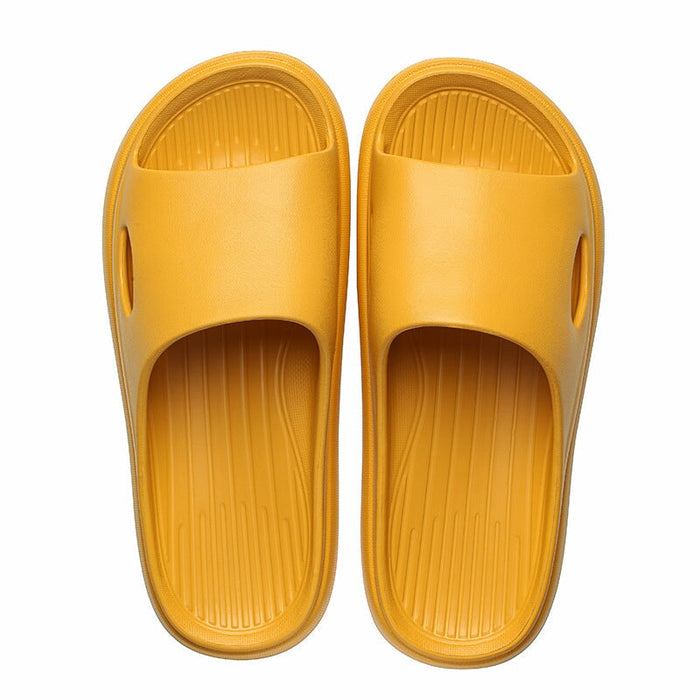 Wholesale Summer Couple Thick Sole EVA Slippers JDC-SP-FenD001 Slippers 芬典 yellow 220 CM Wholesale Jewelry JoyasDeChina Joyas De China