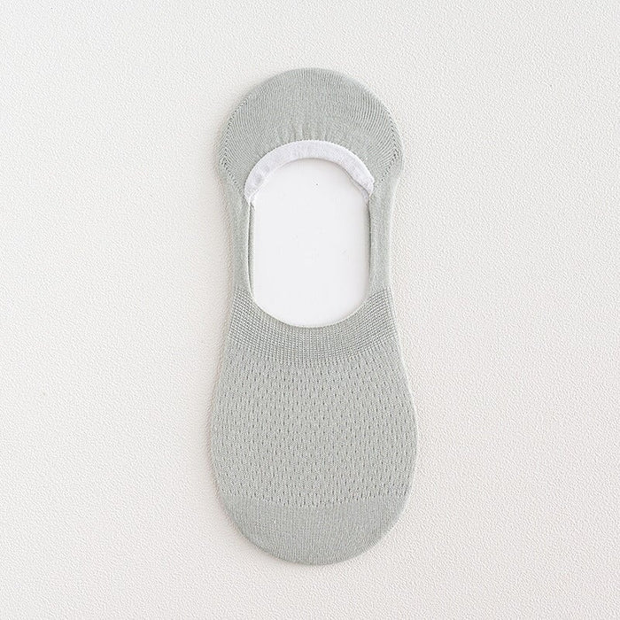 Wholesale summer thin breathable invisible solid color cotton socks JDC-SK-KeSS002 Sock 柯萨思 green one size Wholesale Jewelry JoyasDeChina Joyas De China