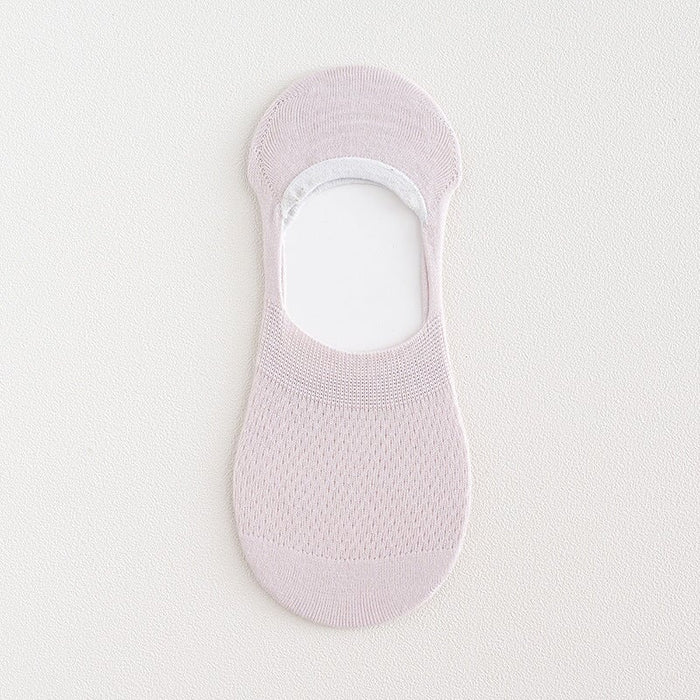 Wholesale summer thin breathable invisible solid color cotton socks JDC-SK-KeSS002 Sock 柯萨思 light purple one size Wholesale Jewelry JoyasDeChina Joyas De China