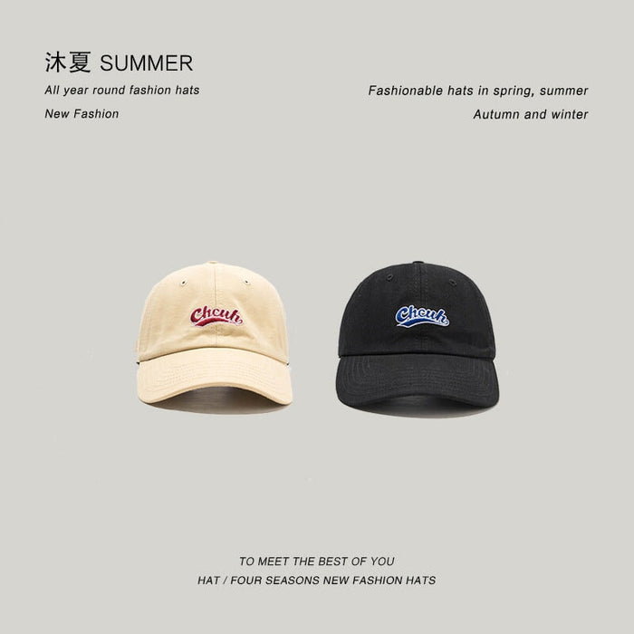 Wholesale sun hat cotton embroidered baseball hat for couples JDC-FH-Muxia009 Fashionhat 沐夏 Wholesale Jewelry JoyasDeChina Joyas De China