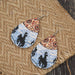Wholesale Sunflower Flower Leather Earrings JDC-ES-Saip019 Earrings 赛蒲 Wholesale Jewelry JoyasDeChina Joyas De China