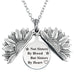 Wholesale Sunflower Open Stainless Steel Graduation Season Necklace MOQ≥2 JDC-NE-GangGu003 Necklaces 钢古 MOQ2 T00004 silver Wholesale Jewelry JoyasDeChina Joyas De China