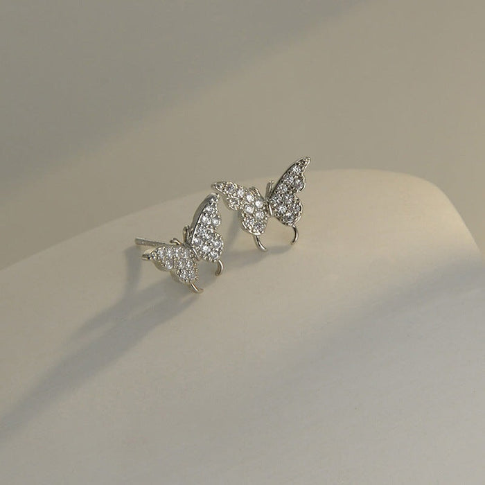 Wholesale super Fairy Butterfly minority stainless steel earrings JDC-ES-RXSFL012 Earrings 尚芙乐 Wholesale Jewelry JoyasDeChina Joyas De China