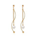 Wholesale super fairy tassel wave Pearl Earrings JDC-ES-D611 Earrings JoyasDeChina 01kc gold dz-461 Wholesale Jewelry JoyasDeChina Joyas De China