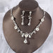 Wholesale super flash Flower Rhinestone Necklace JDC-NE-E318 necklaces 奈珠 Wholesale Jewelry JoyasDeChina Joyas De China