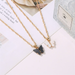 Wholesale sweet butterfly necklace JDC-NE-RL001 NECKLACE JoyasDeChina Wholesale Jewelry JoyasDeChina Joyas De China