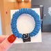 Wholesale sweet candy color hair rope JDC-HS-i307 Hair Scrunchies JoyasDeChina 5# deep blue Wholesale Jewelry JoyasDeChina Joyas De China