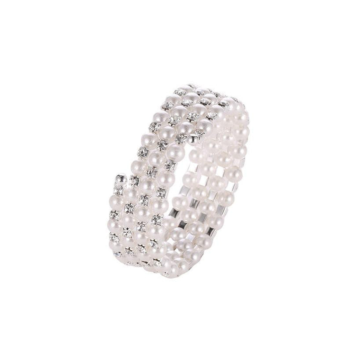 Bulk Jewelry Wholesale Sweet full diamond spring bracelet JDC-BT-d107 Wholesale factory from China YIWU China