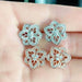 Wholesale sweet temperament ladies flower copper Earrings JDC-ES-WN038 Earrings 薇妮 Wholesale Jewelry JoyasDeChina Joyas De China
