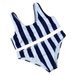 Bulk Jewelry Wholesale Swimwear Blue and white striped polyester JDC-SW-DD020 Wholesale factory from China YIWU China