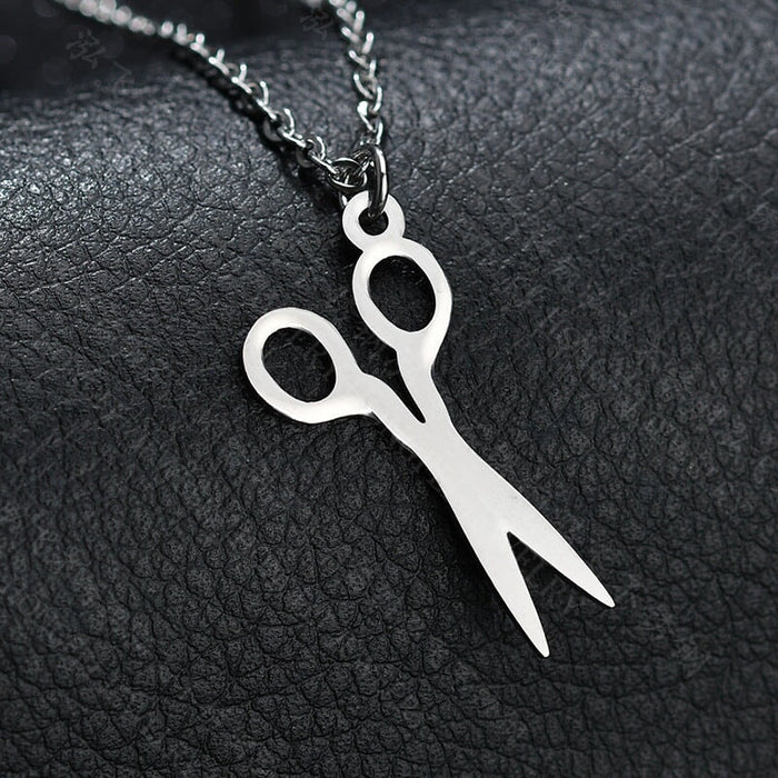 Wholesale Syringe Nurse Cap Gold Plated Doctor Stainless Steel Necklace JDC-NE-HF002 Necklaces 泓飞 Wholesale Jewelry JoyasDeChina Joyas De China