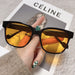 Wholesale Tan Yellow large frame anti UV driving Sunglasses JDC-SG-JinF039 Sunglasses 季丰 Wholesale Jewelry JoyasDeChina Joyas De China