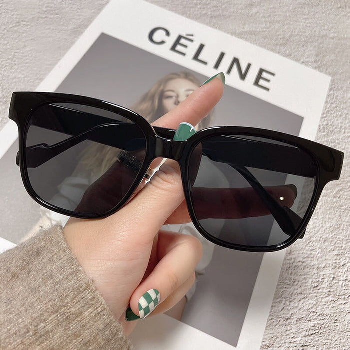 Wholesale Tan Yellow large frame anti UV driving Sunglasses JDC-SG-JinF039 Sunglasses 季丰 Wholesale Jewelry JoyasDeChina Joyas De China