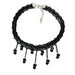 Wholesale Tassel Polyester Crystal Necklace JDC-NE-JX043 Necklaces 锦希 black Wholesale Jewelry JoyasDeChina Joyas De China