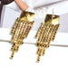Wholesale Tassel Rhinestone Alloy Earrings JDC-ES-SK071 Earrings 深刻 Wholesale Jewelry JoyasDeChina Joyas De China
