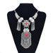 Wholesale Tassel Turquoise Alloy Necklace Sweater Chain JDC-NE-Yunl031 Necklaces 云罗 red Wholesale Jewelry JoyasDeChina Joyas De China