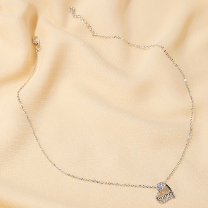 Wholesale temperament simple Heart Necklace Mother's Day JDC-NE-D010 necklaces 晴雯 032887 Wholesale Jewelry JoyasDeChina Joyas De China