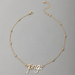 Wholesale temperament single layer letter necklace JDC-NE-C147 NECKLACE JoyasDeChina Wholesale Jewelry JoyasDeChina Joyas De China