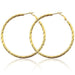Wholesale temperament twisted artistic personality gas copper Earrings JDC-ES-WN037 Earrings 薇妮 AER051 gold Wholesale Jewelry JoyasDeChina Joyas De China