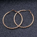 Wholesale temperament twisted artistic personality gas copper Earrings JDC-ES-WN037 Earrings 薇妮 AER105 rose gold Wholesale Jewelry JoyasDeChina Joyas De China