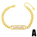 Wholesale thick chain 18k gold plated copper bracelet JDC-BT-AS-010 Bracelet 翱�N A Wholesale Jewelry JoyasDeChina Joyas De China