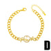 Wholesale thick chain 18k gold plated copper bracelet JDC-BT-AS-010 Bracelet 翱�N D Wholesale Jewelry JoyasDeChina Joyas De China