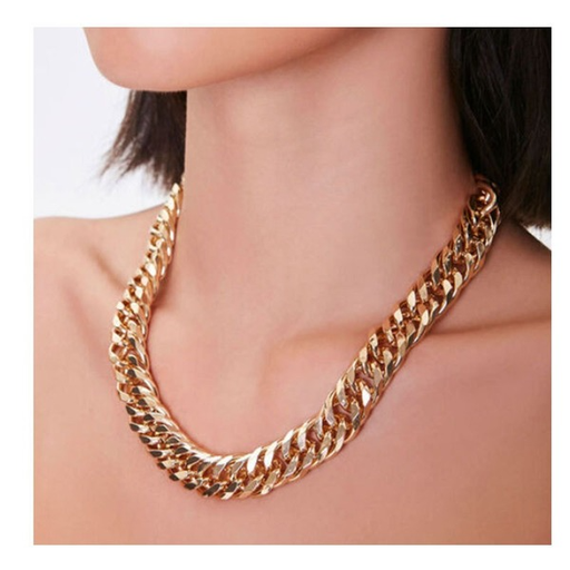 Wholesale thick chain alloy necklace bracelet set JDC-NE-TC268 necklaces JoyasDeChina Wholesale Jewelry JoyasDeChina Joyas De China