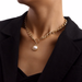 Wholesale thick chain OT buckle pearl pendant alloy necklaces JDC-NE-ZW037 necklaces JoyasDeChina Wholesale Jewelry JoyasDeChina Joyas De China