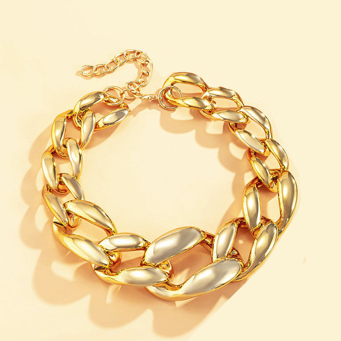 Wholesale Thick Chain Plastic Resin Necklaces JDC-NE-XC215 Necklaces 夏晨 Wholesale Jewelry JoyasDeChina Joyas De China