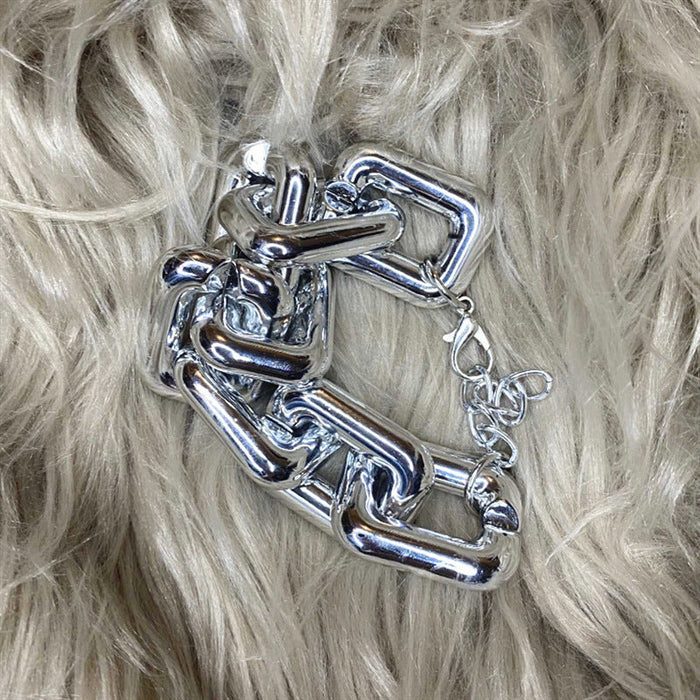 Wholesale Thick Chain Resin Plastic Necklaces JDC-NE-XC225 Necklaces 夏晨 Wholesale Jewelry JoyasDeChina Joyas De China