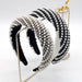 Wholesale thick sponge pearl flannel headband JDC-HD-Yul006 Headband 雨灵 Wholesale Jewelry JoyasDeChina Joyas De China