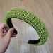 Wholesale thickened non-slip drill bit hoop JDC-HD-O392 Headband 潮炫 Green Wholesale Jewelry JoyasDeChina Joyas De China