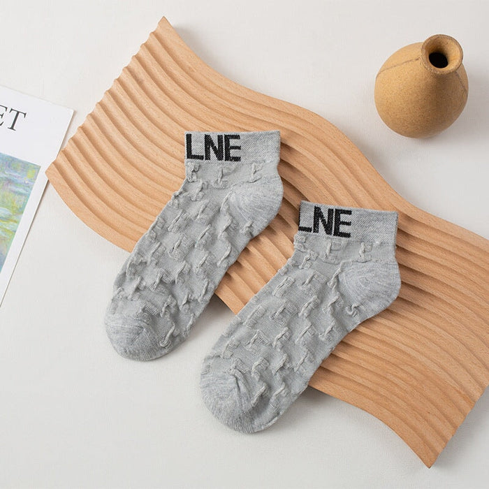 Wholesale Thin Cotton Socks JDC-SK-KeLY001 Sock 克蓝茵 grey one size Wholesale Jewelry JoyasDeChina Joyas De China