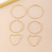 Wholesale Threaded Alloy Circle Earrings JDC-ES-NZ074 Earrings 奈珠 EZ2538jinse Wholesale Jewelry JoyasDeChina Joyas De China