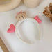 Wholesale three-dimensional bear plush Headband JDC-HD-W208 Headband JoyasDeChina A White Wholesale Jewelry JoyasDeChina Joyas De China