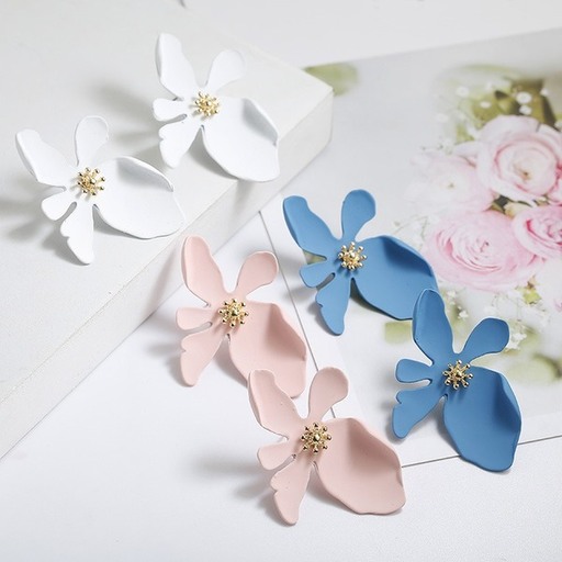 Bulk Jewelry Wholesale three-dimensional flower petal earrings JDC-ES-b046 Wholesale factory from China YIWU China