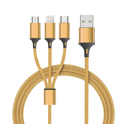 Bulk Jewelry Wholesale three in one iphone Android type-C chargers JDC-CG-MT009 Wholesale factory from China YIWU China