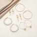 Wholesale three-layer cross c-shaped ring Metal Earrings JDC-ES-SF089 Earrings 少峰 Wholesale Jewelry JoyasDeChina Joyas De China