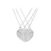 Wholesale three-petal splicing Mother's Day love alloy necklace JDC-NE-LangT020 Necklaces 阆天 Wholesale Jewelry JoyasDeChina Joyas De China