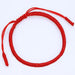 Wholesale Tibetan Knot Cotton Thread Braided Bracelet JDC-BT-Yiye008 Bracelet 益烨 03 red Wholesale Jewelry JoyasDeChina Joyas De China