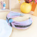Wholesale tie dyed fabric cross knot crimping Headband JDC-HD-O255 Headband JoyasDeChina pink Wholesale Jewelry JoyasDeChina Joyas De China