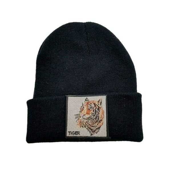 Wholesale tiger embroidery wool knitted hat JDC-FH-GSYH062 FashionHat 予画 Wholesale Jewelry JoyasDeChina Joyas De China